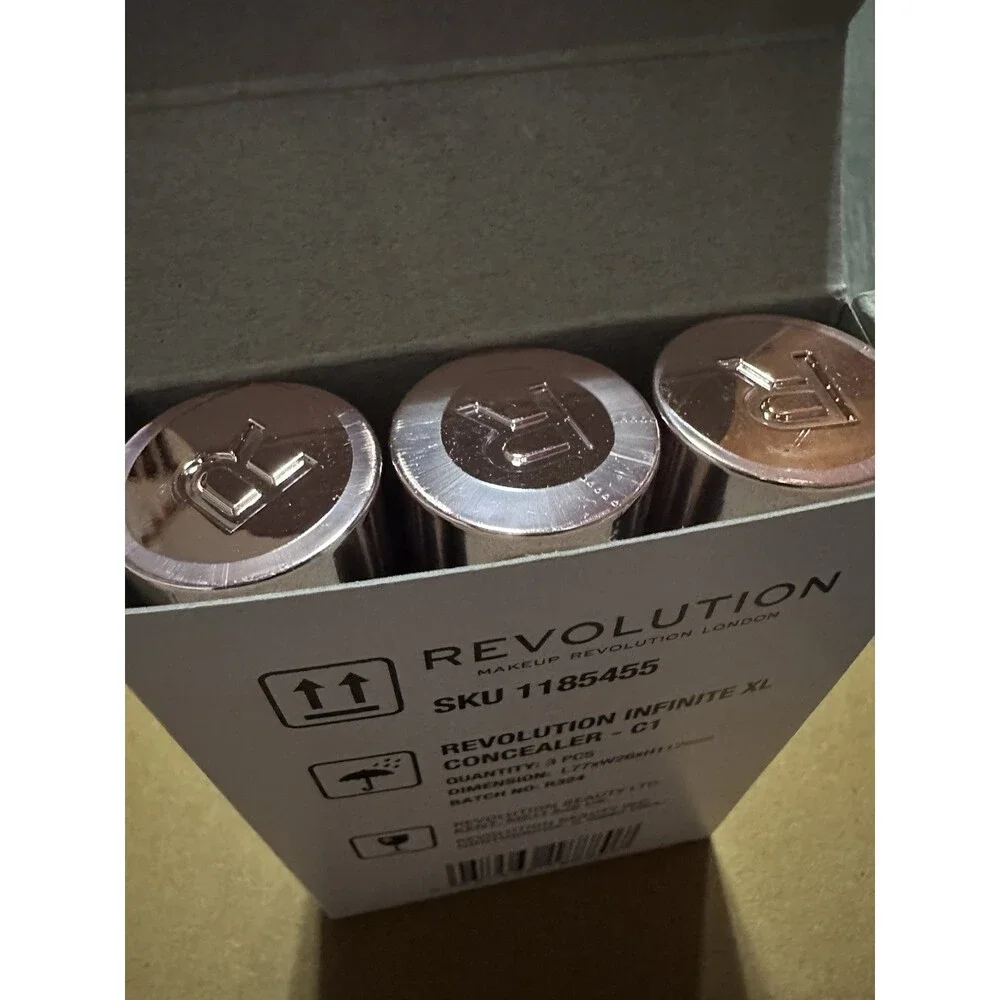 Makeup Revolution Infinite XL Concealer C1 3Pc Lot New